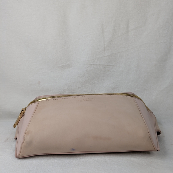 BUSCEMI Luxury Taupe Leather Belt Bag Fanny Pack Gold Buckle Made in Italy - Picture 12 of 15